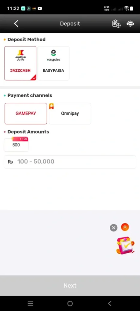 Winpkr777-deposit