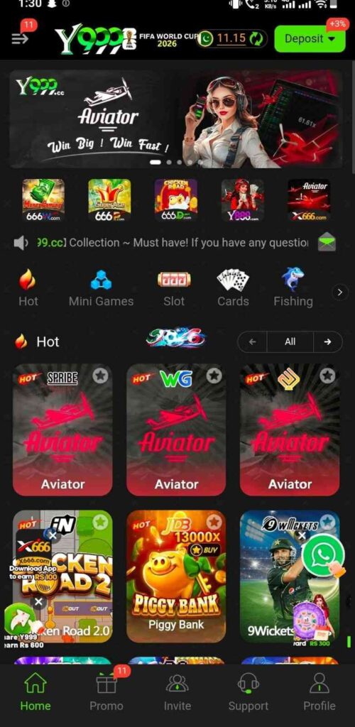 Y999 Game Home